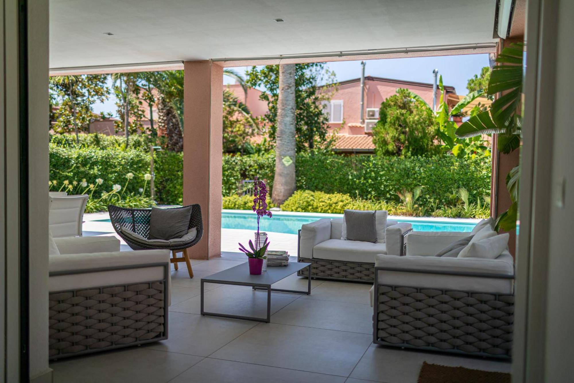 Villa Ametista Portorosa Фурнари Экстерьер фото